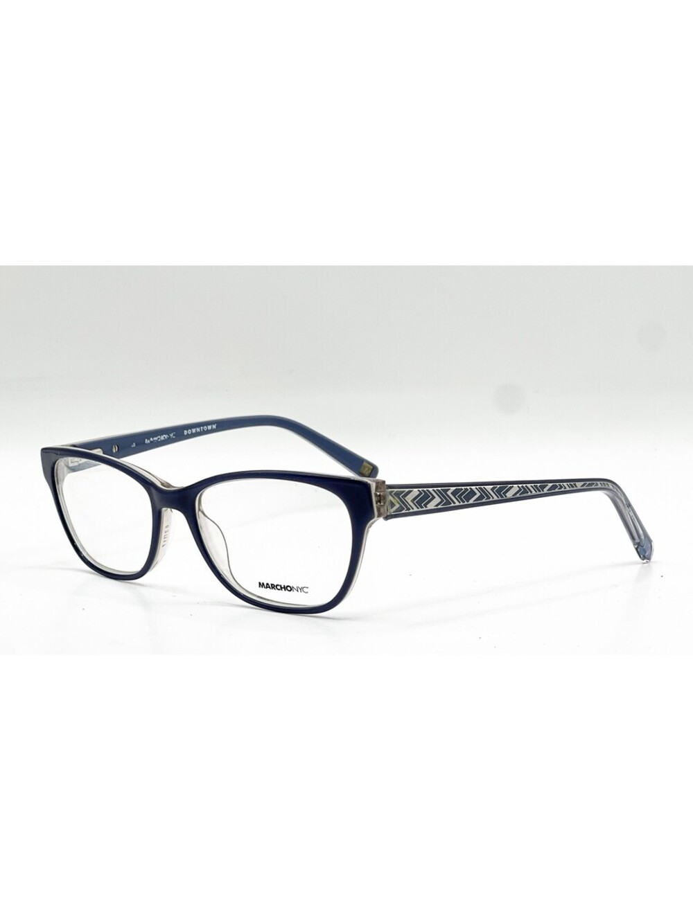 Marchon Nyc Bowery 460 Dove Blue Authentic Eyeglasses 52-17-135
